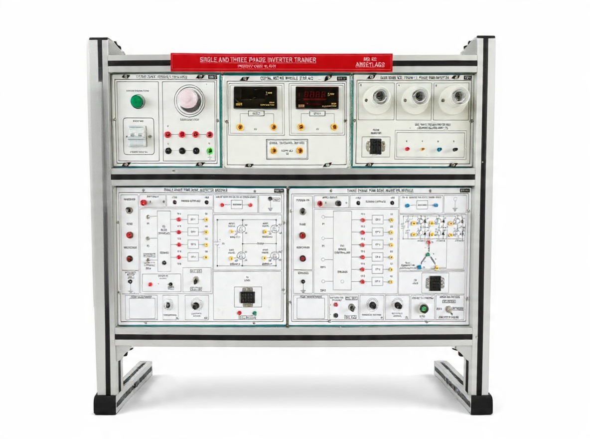 AL-E208B SCR SINGLE AND THREE PHASE HALF-FULL CONTROLLED BRIDGE CONVERTER TRAINER
